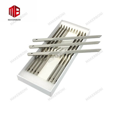 KF0725 Yin için kesme makinesinin bıçağı 160 X 8 X 2.5 CH08-02-25W2.5H3 Yin için kesme bıçağı