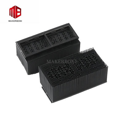 Siyah 100*50*42 mm Yüksek ve Normal Naylon Bristle Tuğlalar YIN Otomatik Kesiciler için Kesme Makinesi Parçaları