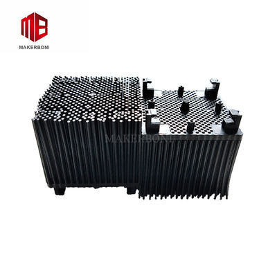 Orox Otomatik Kesme Makinesi için Küçük Siyah Naylon Pürüzlü Tuğlalar 50*50*43 mm Boyutta