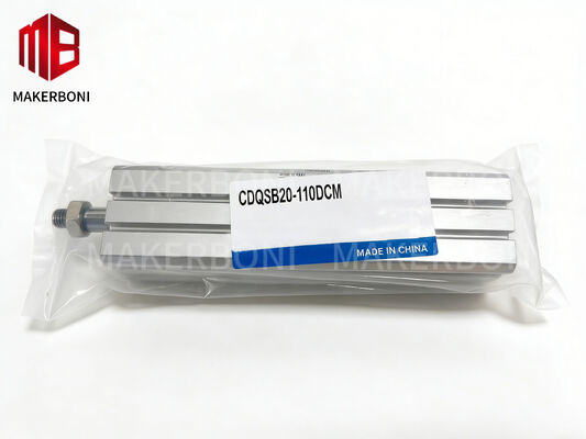 CQS Compact Cylinder with 110mm Stroke Double-Acting Magnetic Piston for Yin Auto Cutter Machine (Yin Otomatik Kesme Makinesi için CQS Kompakt Silindir, 110mm Vuruşlu Çift Etkinlikli Manyetik Piston)