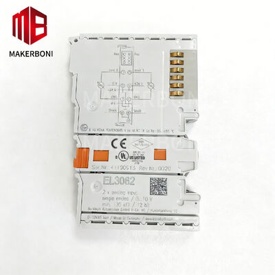 Beckhoff EL3062 0-10V aralığı ve 12 bit çözünürlüğü olan 2 kanallı analog giriş terminali